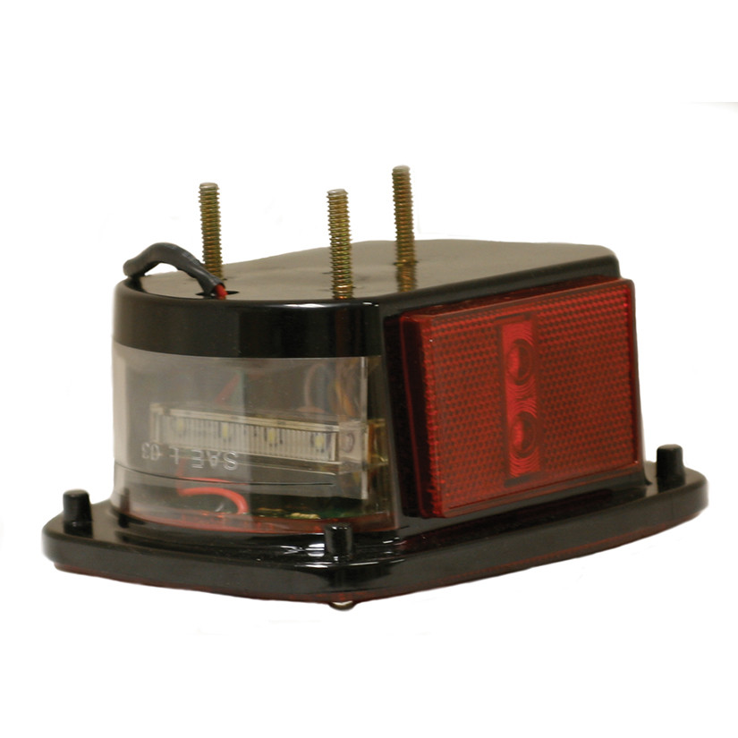 Hi Count® LED Stop/Tail/Turn Lamp Left Hand & License Window & Side Marker - Red G5212